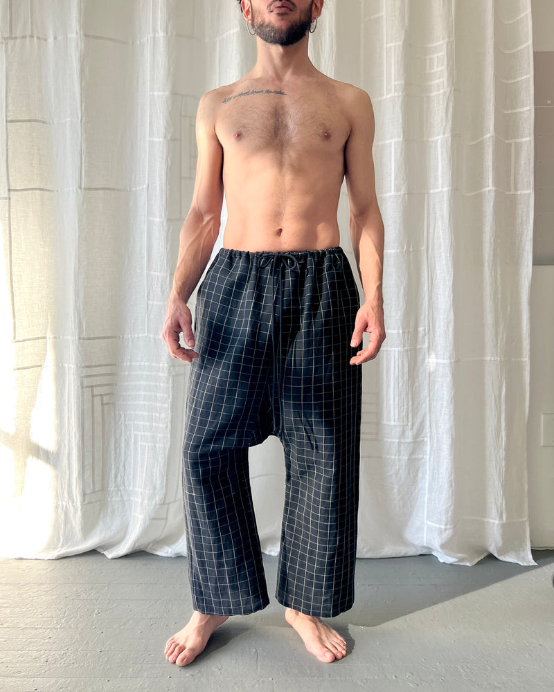 
                  
                    Load image into Gallery viewer, drop crotch grid pants
                  
                