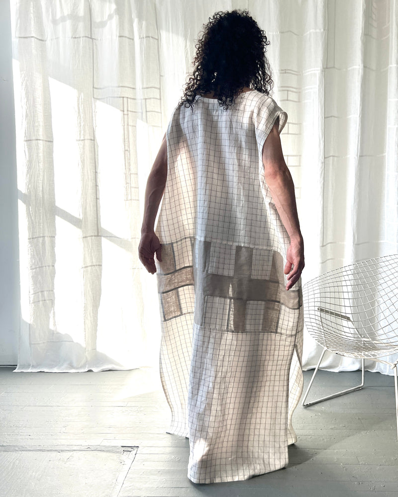 
                  
                    Load image into Gallery viewer, natural linen tank dress
                  
                